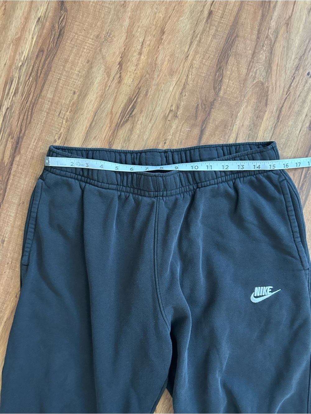 Nike Fleece Straight Leg Sweatpants Black Mens Size XL - Picture 7 of 9